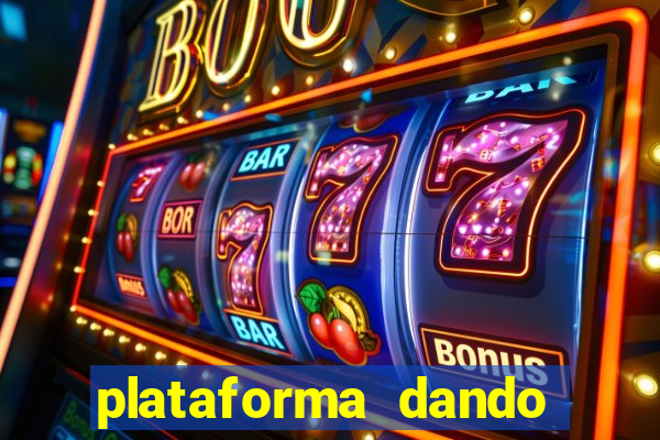 plataforma dando bonus de cadastro